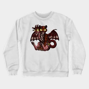 Chimera Cubs: Red Leopard Crewneck Sweatshirt